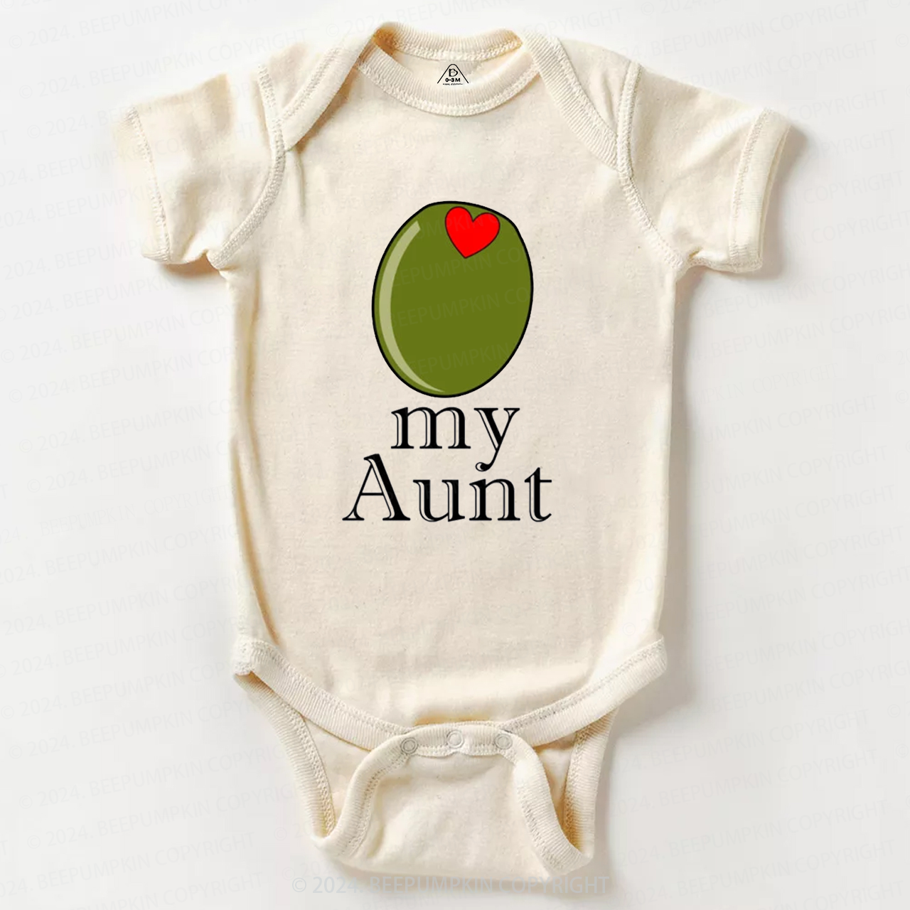 Olive My Aunt Baby Bodysuit 7