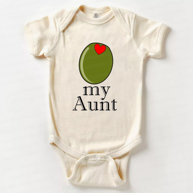 Olive My Aunt Baby Bodysuit 7