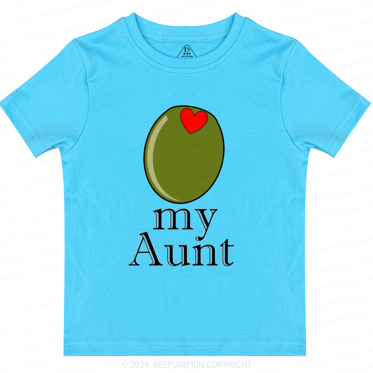 Olive My Aunt Toddler&Kids Tees 7