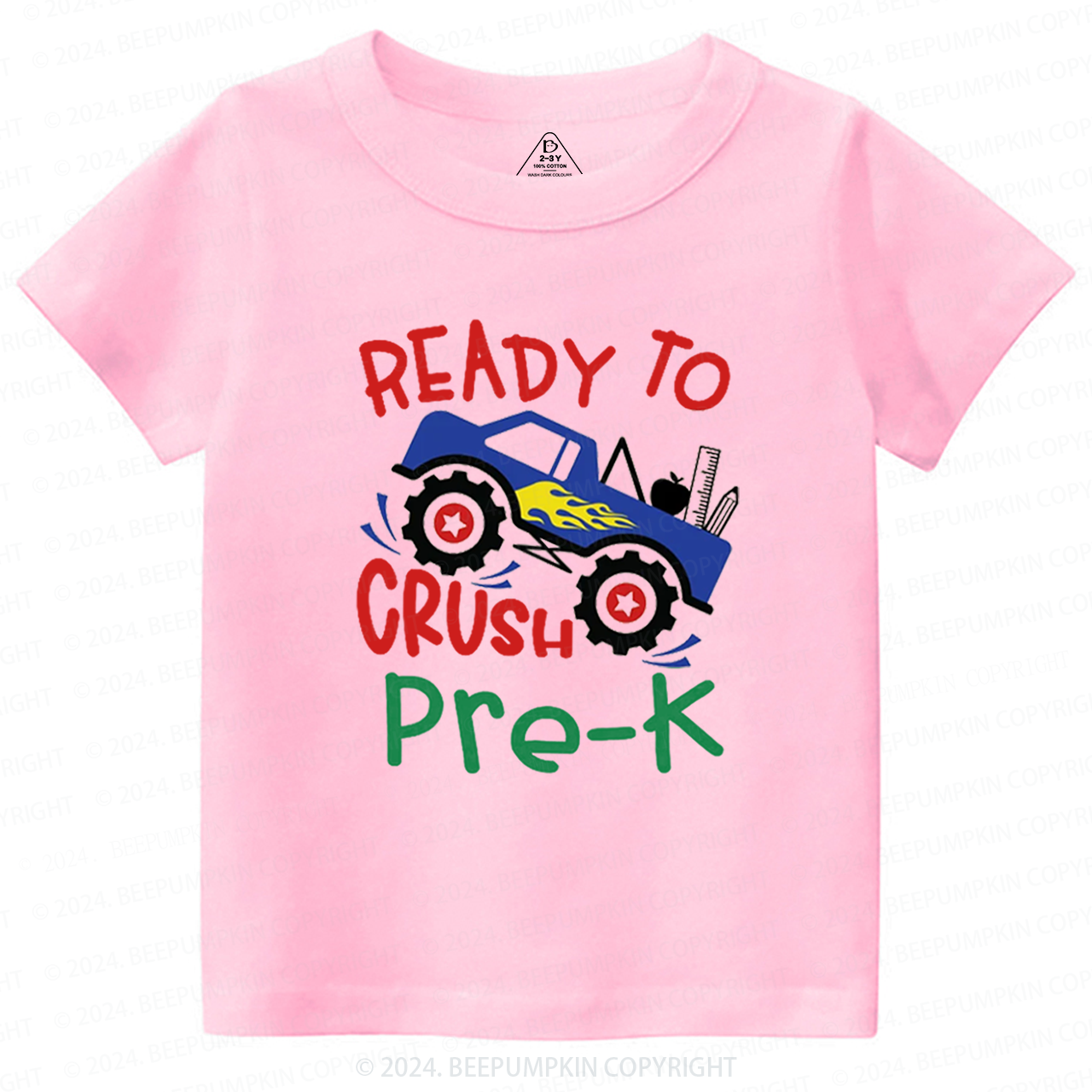 Ready To Crush Back To School Toddler&Kids Tees 