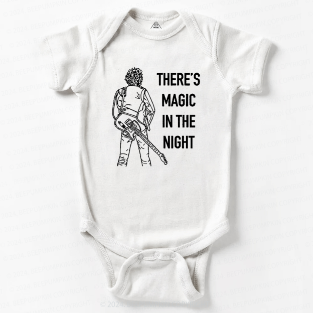 A Man Who Loves Rock Baby Bodysuit 8