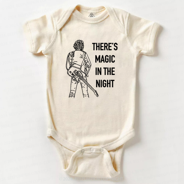 A Man Who Loves Rock Baby Bodysuit 8