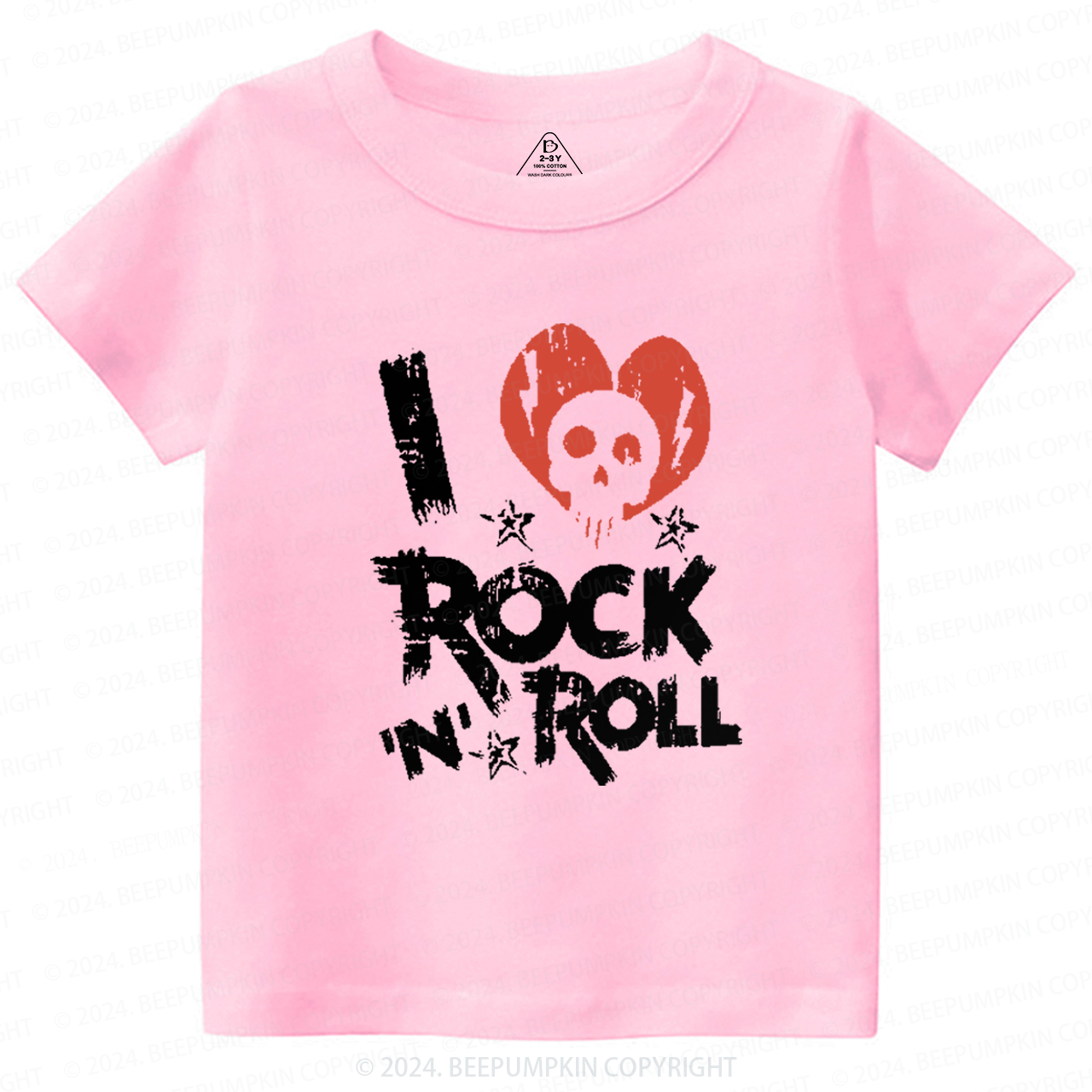 I Love Rock N Roll Toddler&Kids Tees 8