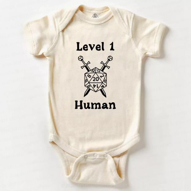 Level 1 Human Character Baby Bodysuit 7