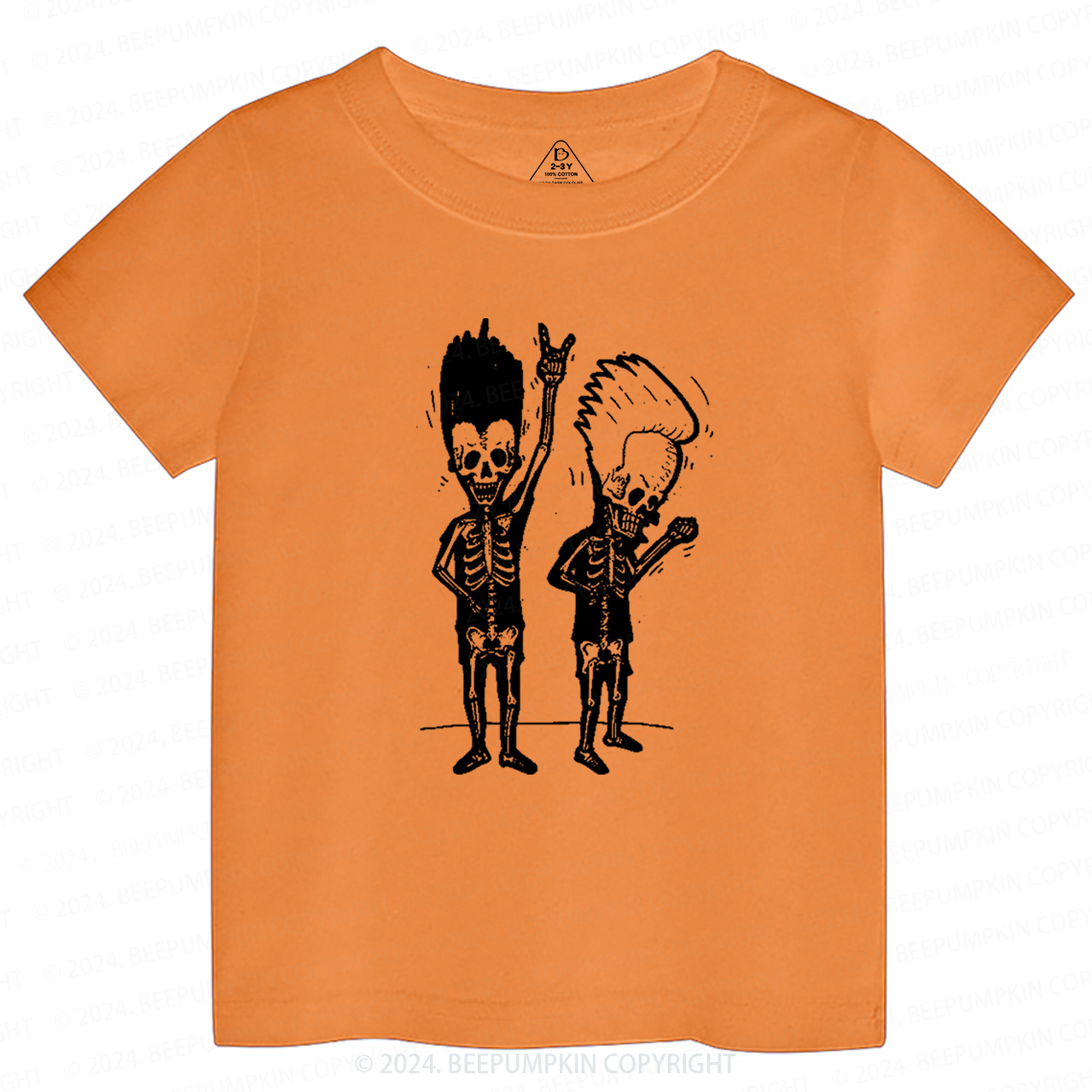 Halloween Funny Beavis And Butthead Toddler&Kids Tees 7