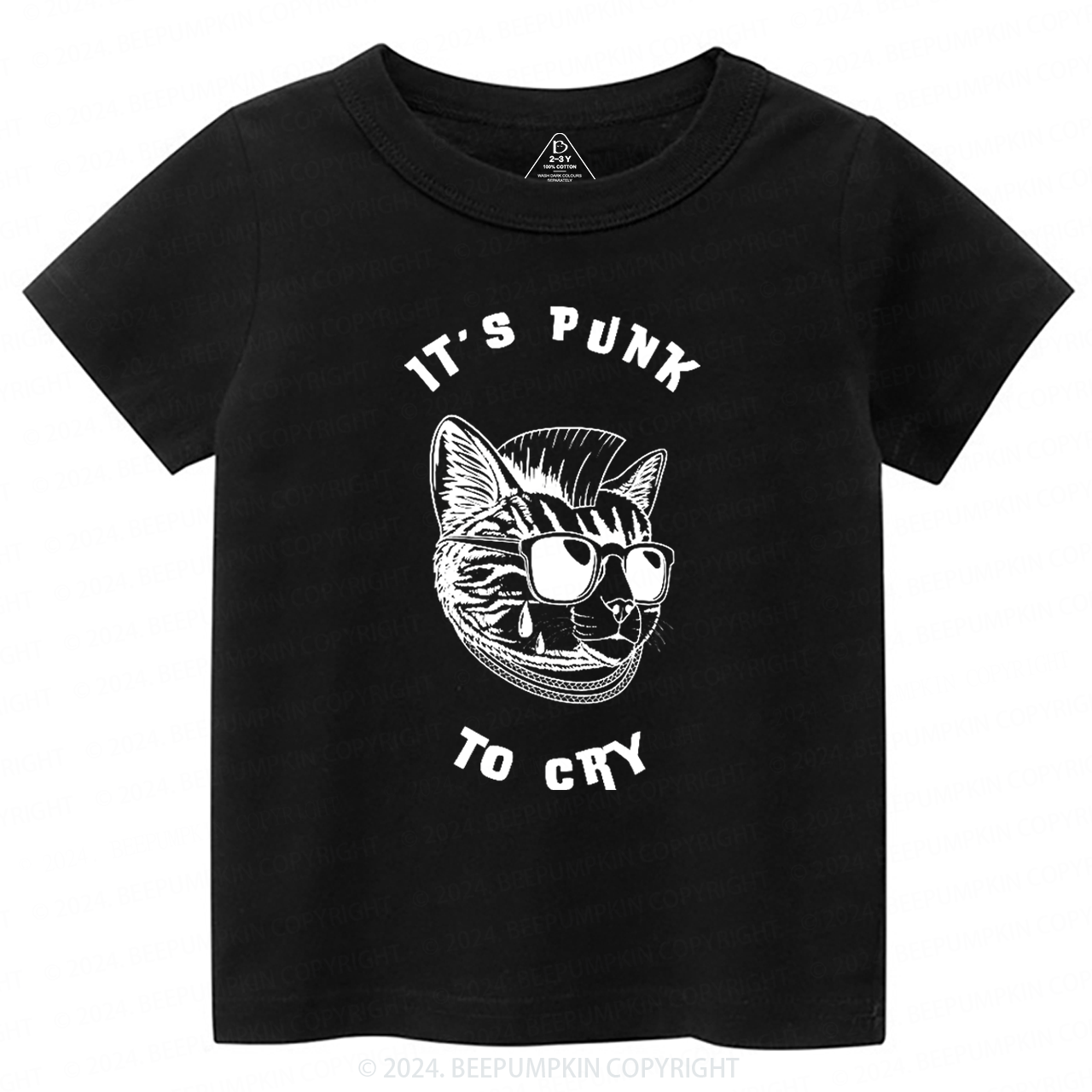 It's Punk To Cry Toddler&Kids Tees 8