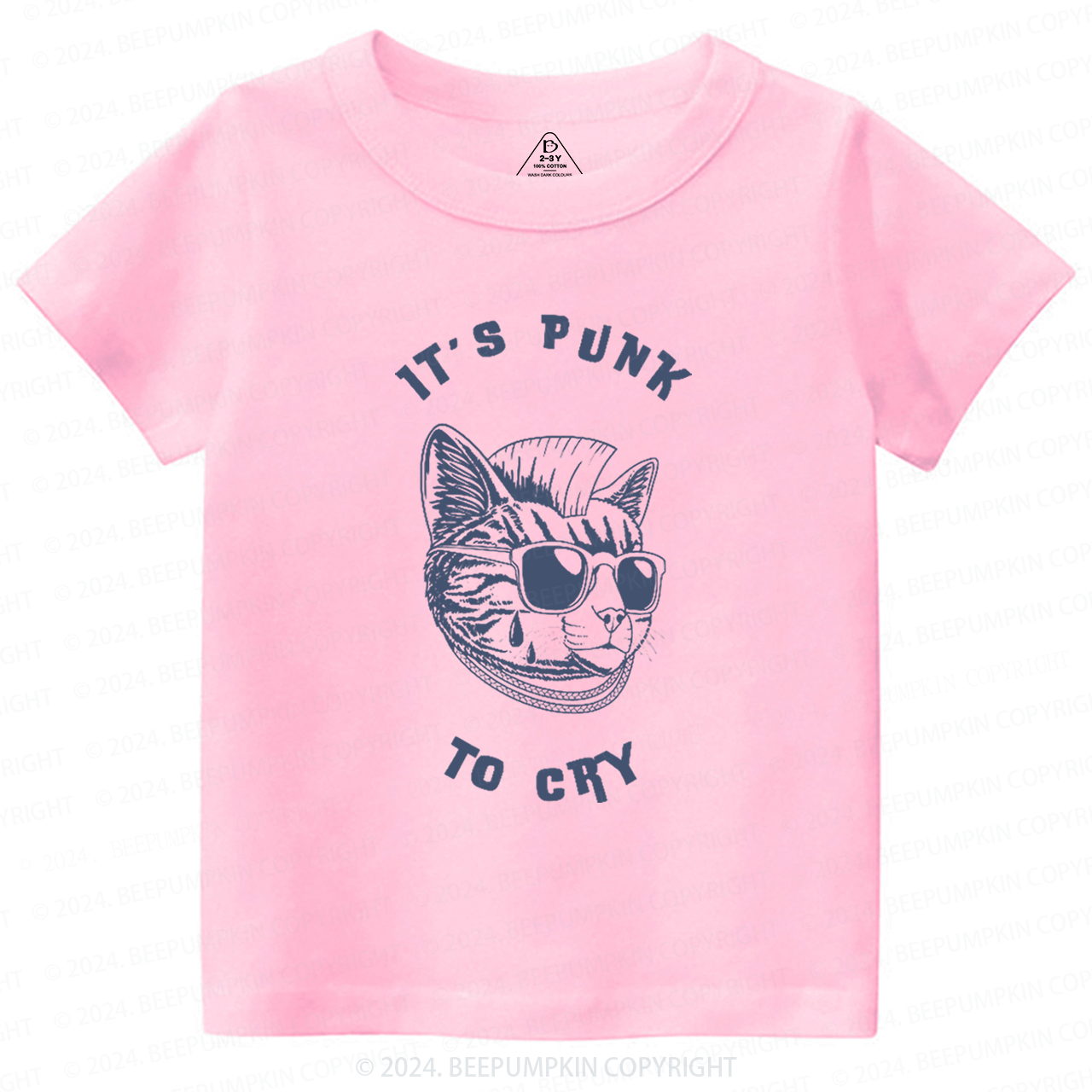 It's Punk To Cry Toddler&Kids Tees 8
