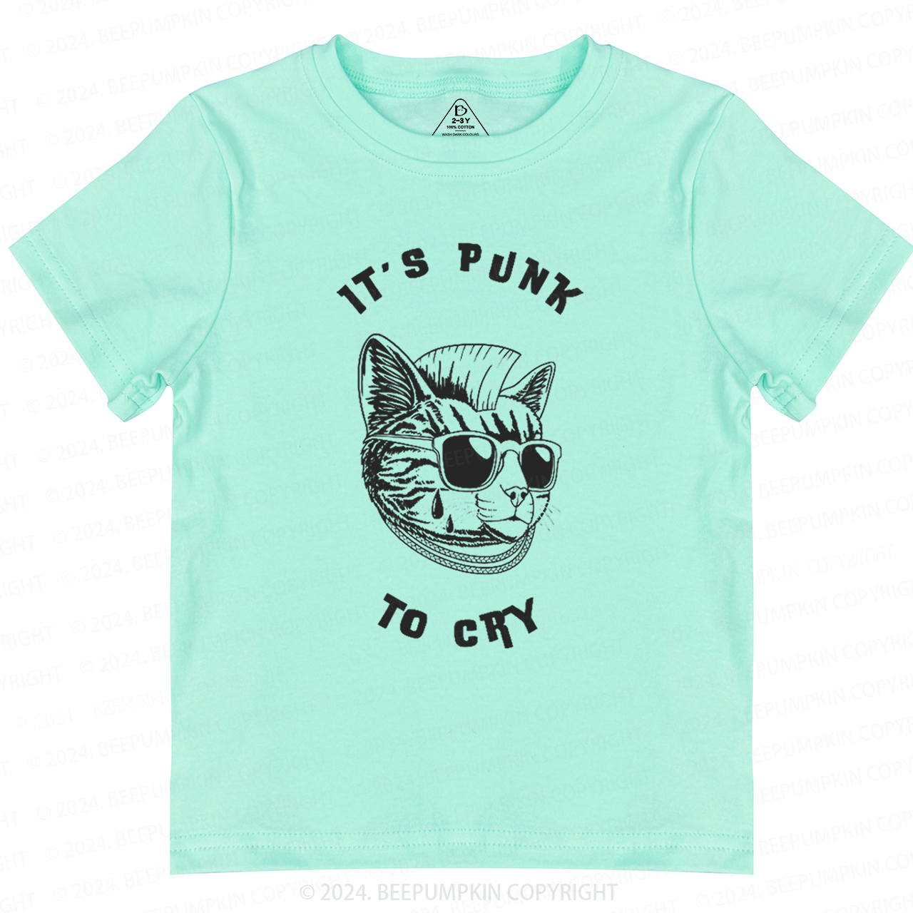 It's Punk To Cry Toddler&Kids Tees 8
