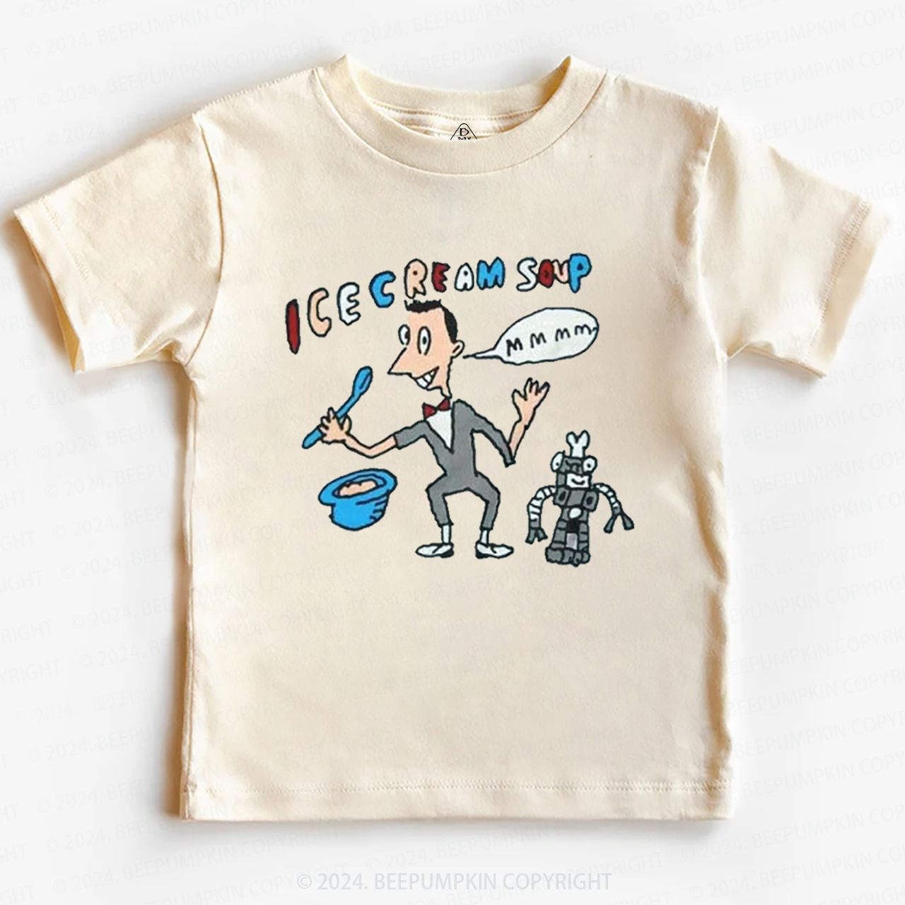 Cute Herman Robot Toddler&Kids Tees 8