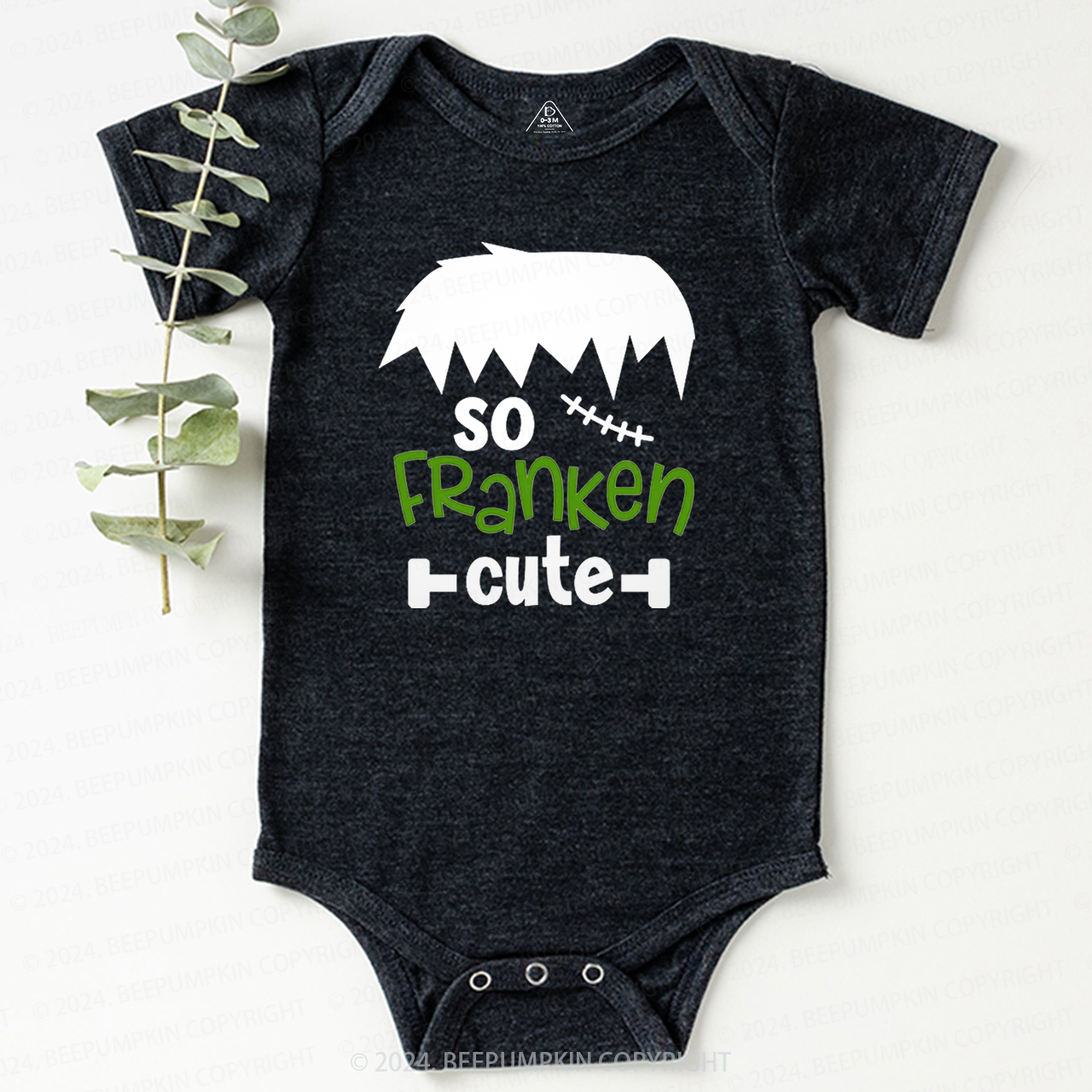  Halloween So Franken Cute Baby Bodysuits 