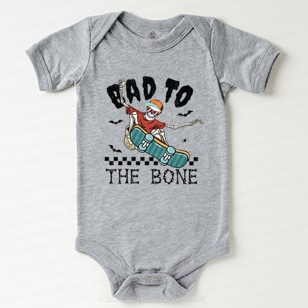 Bad To The Bone Halloween Baby Bodysuits 