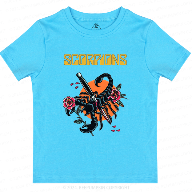 Vintage Hard Rock n Roll Toddler&Kids Tees 8