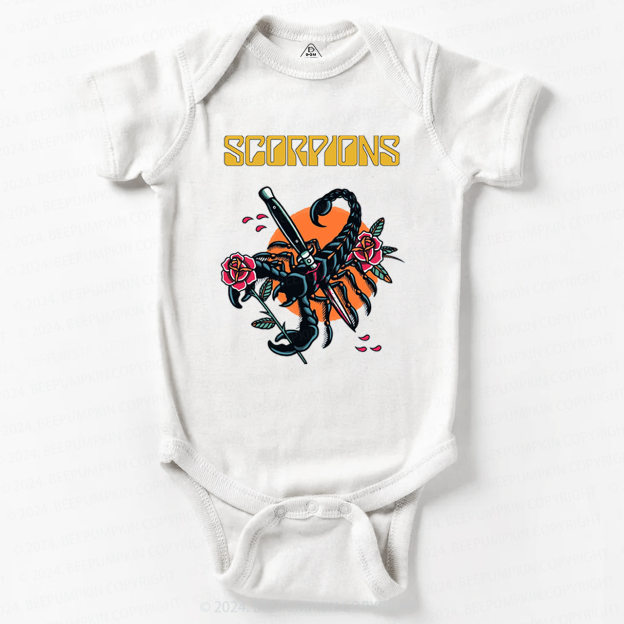 Vintage Hard Rock n Roll Baby Bodysuit 8