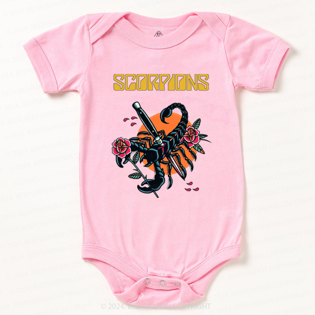 Vintage Hard Rock n Roll Baby Bodysuit 8