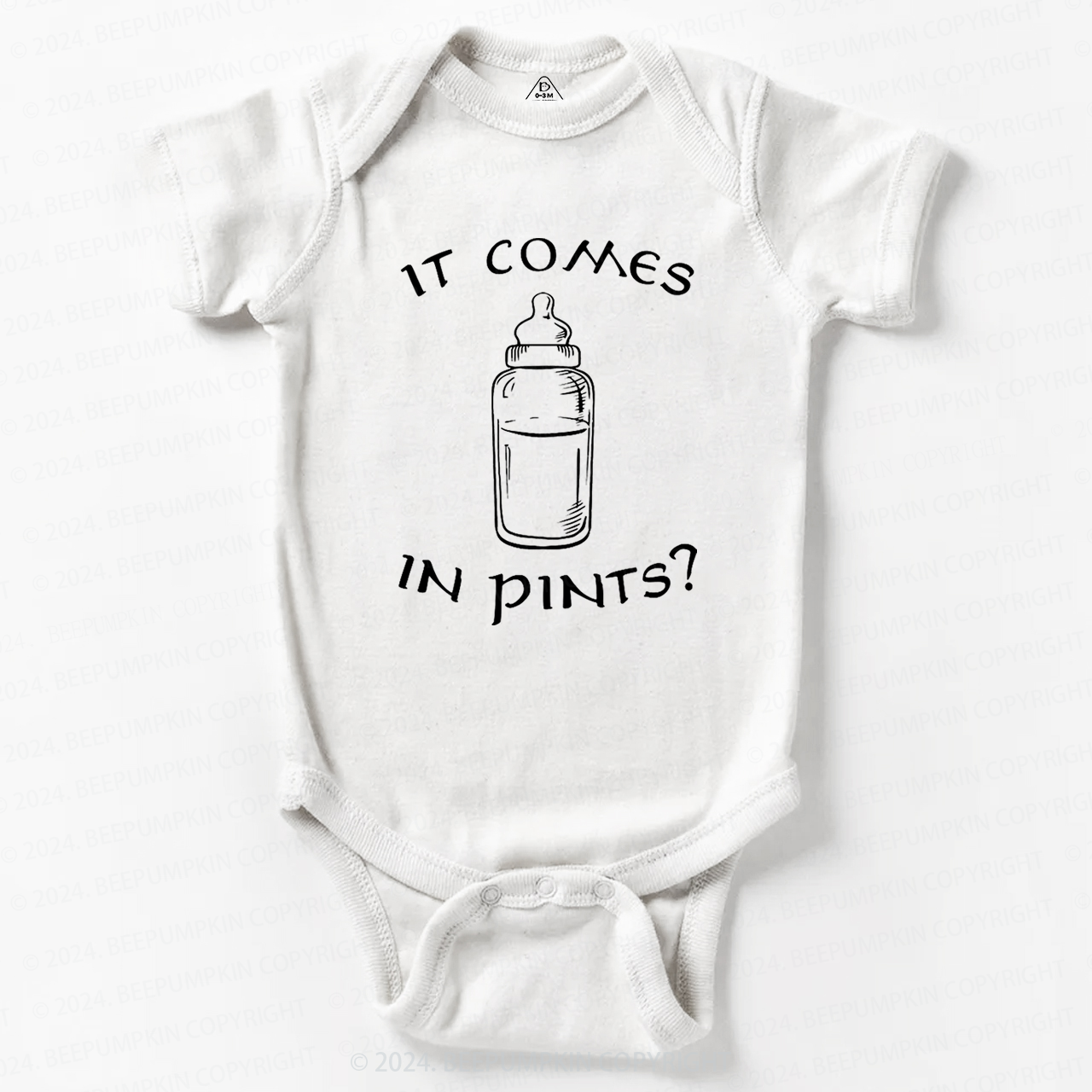 It Comes In Pints Baby Bodysuit 7