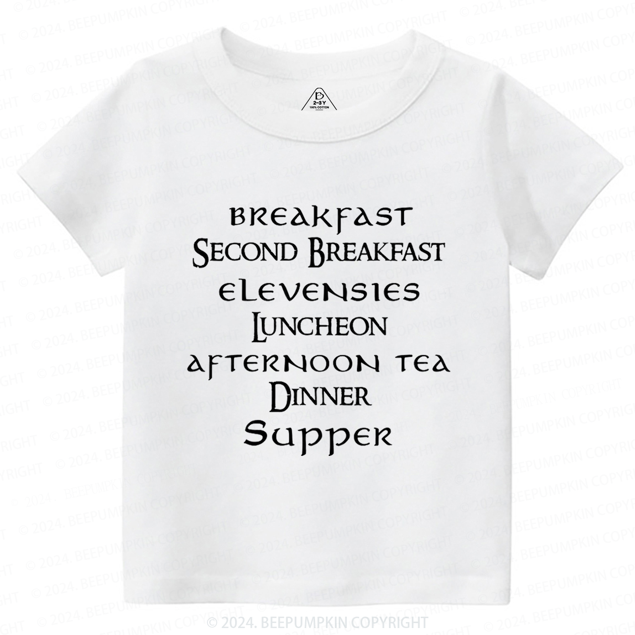 Second Breakfast Toddler&Kids Tees 7