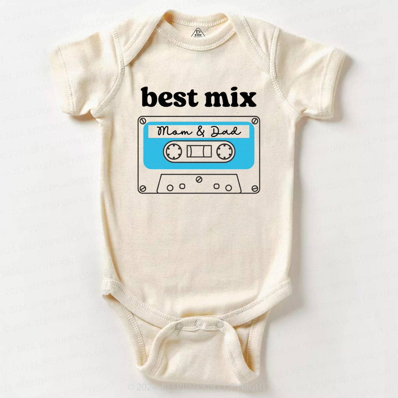 Best Mix Mom And Dad Baby Bodysuit 8