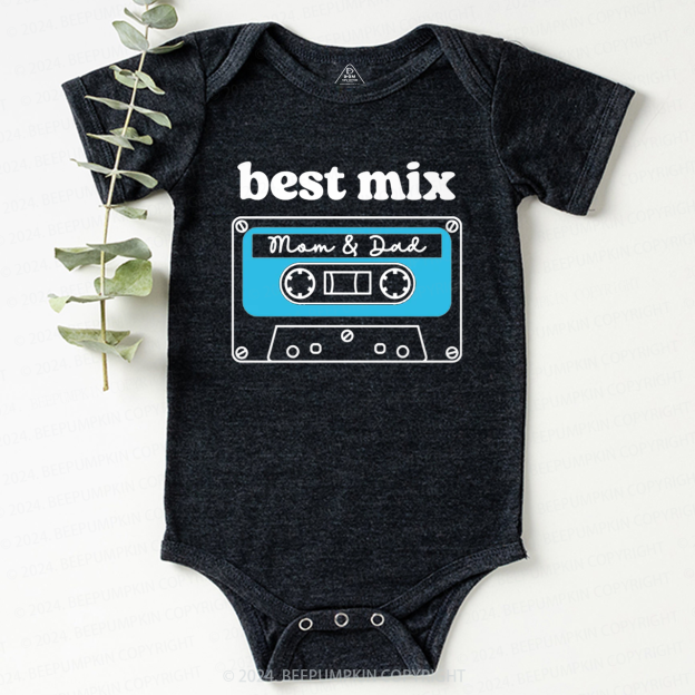 Best Mix Mom And Dad Baby Bodysuit 8