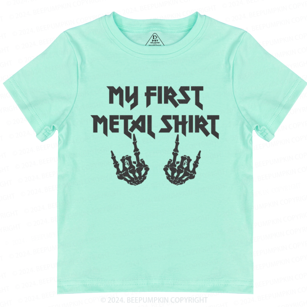 My First Metal Shirt Toddler&Kids Tees 8