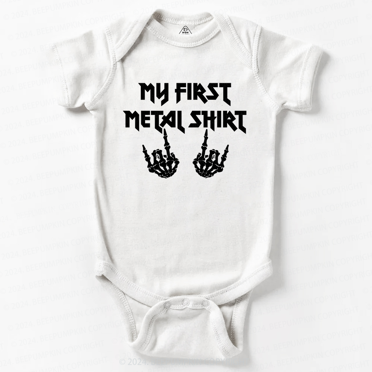 My First Metal Shirt Baby Bodysuit 8