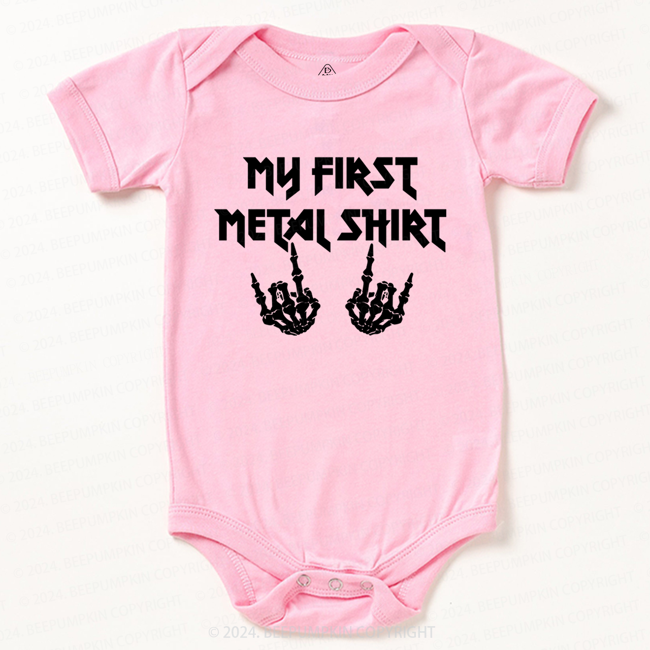 My First Metal Shirt Baby Bodysuit 8