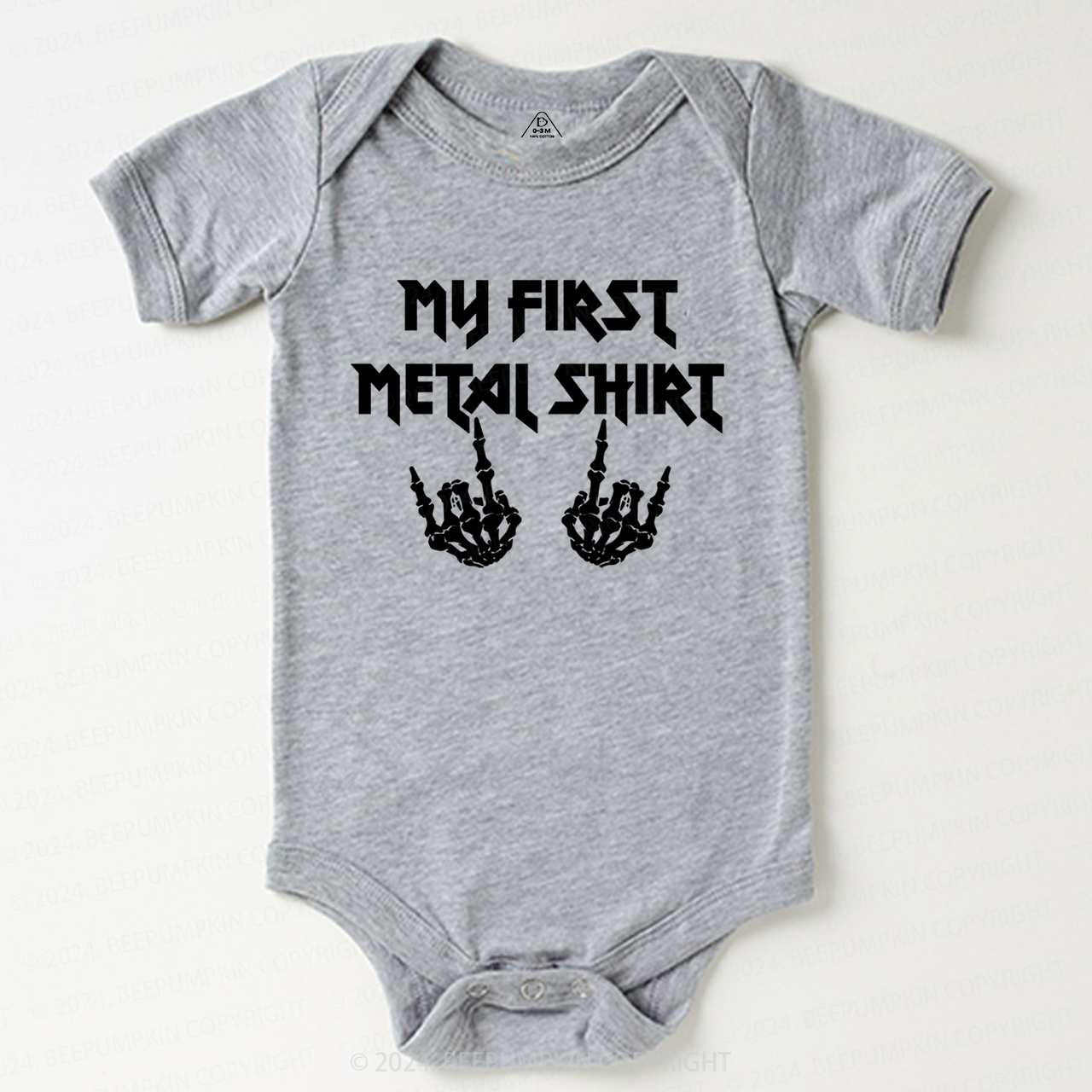 My First Metal Shirt Baby Bodysuit 8