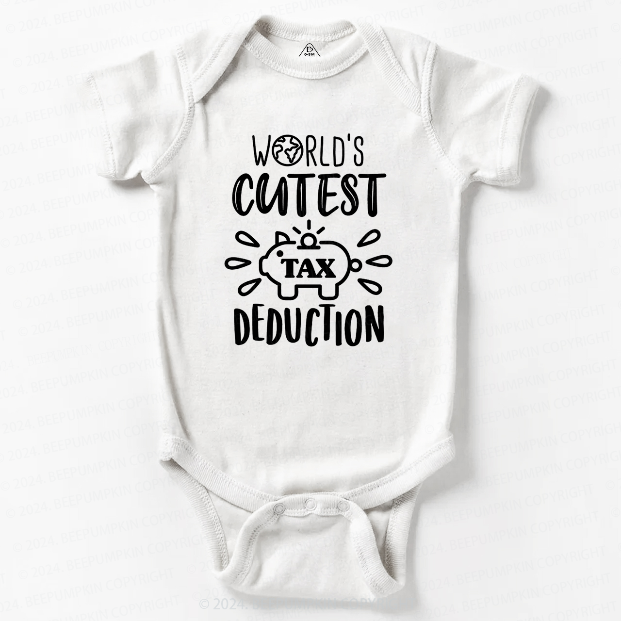 World's Cutest Tax Deduction Baby Bodysuit 7