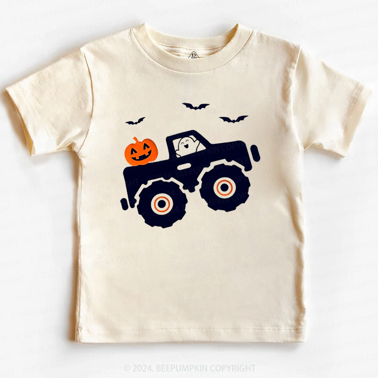 Halloween Monster Truck Toddler&Kids Tees 