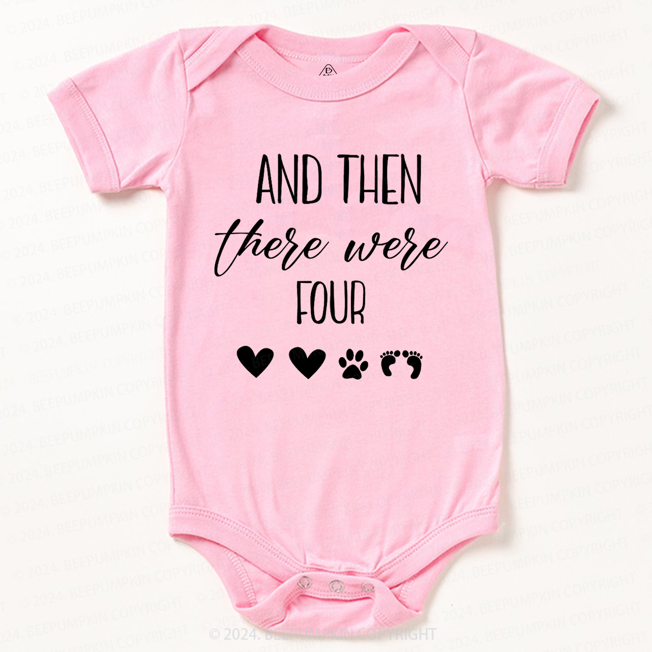 And then there Were Four Baby Bodysuit