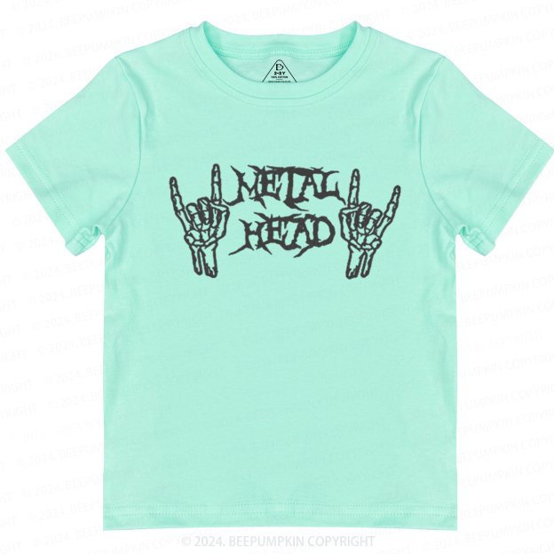 Metal Head Heavy Metal Toddler&Kids Tees 8