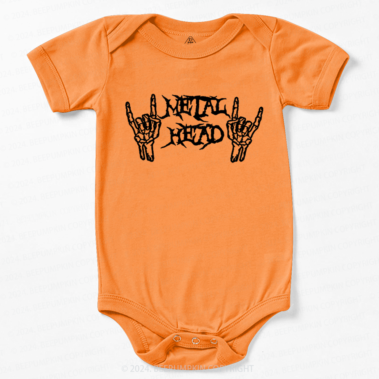 Metal Head Heavy Metal Baby Bodysuits 8