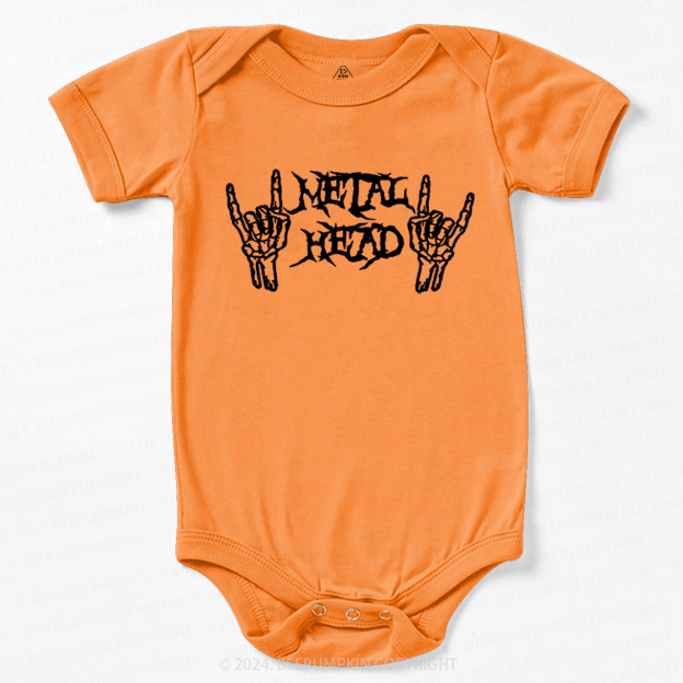 Metal Head Heavy Metal Baby Bodysuits 8