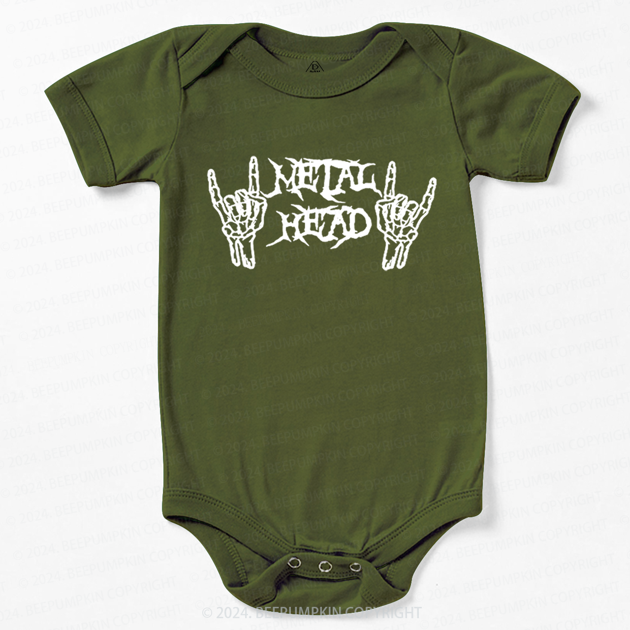 Metal Head Heavy Metal Baby Bodysuits 8