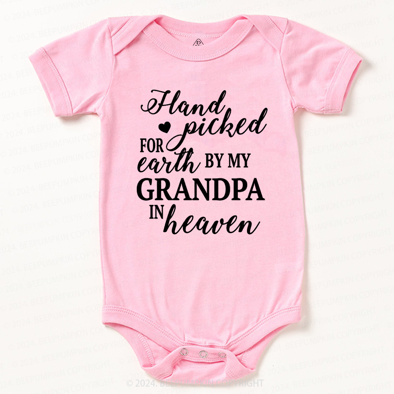Personalized Hand Picked For Earth By My Baby Bodysuit 7