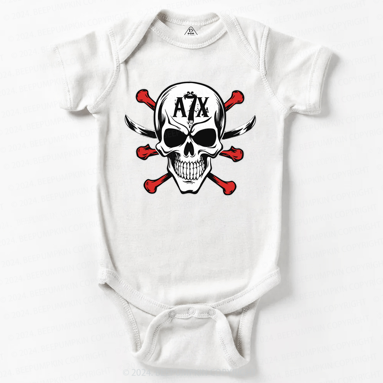 America Heavy Metal Band Baby Bodysuit 7