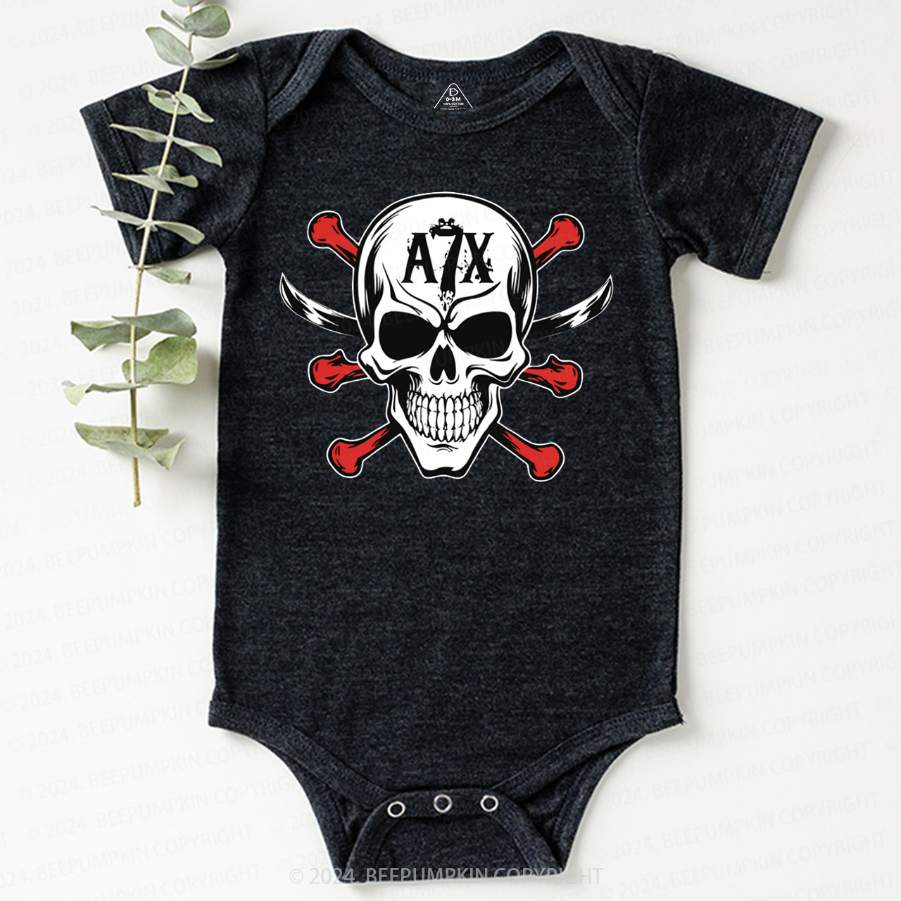 America Heavy Metal Band Baby Bodysuit 7