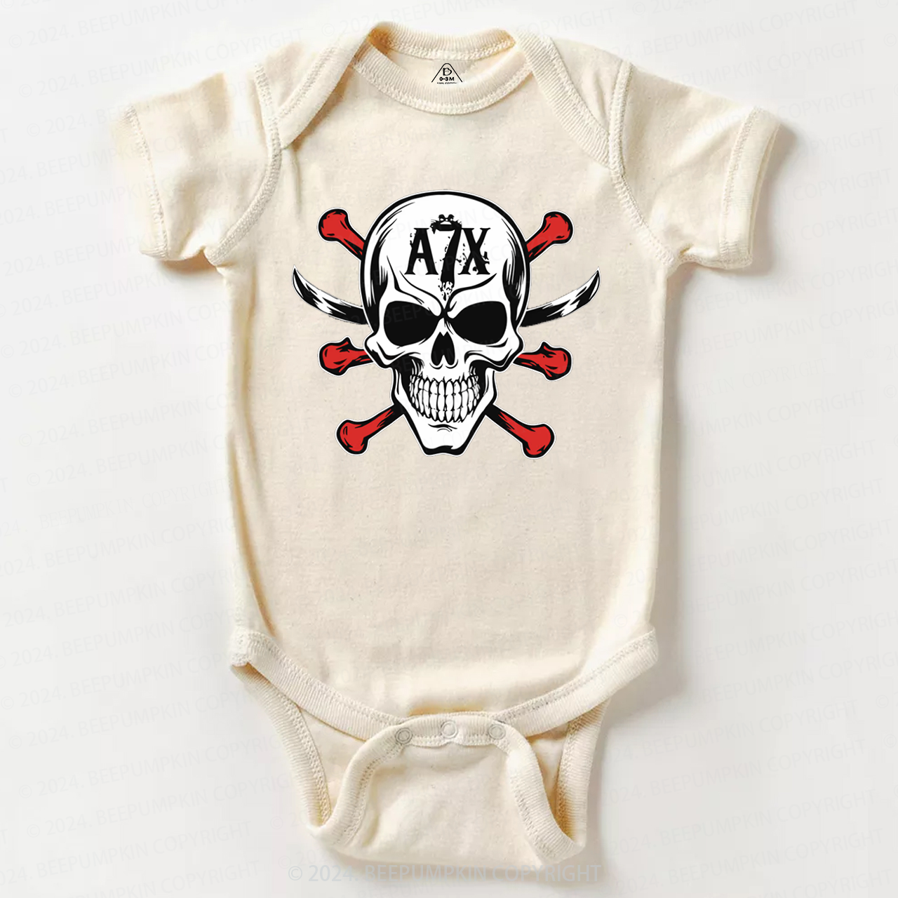 America Heavy Metal Band Baby Bodysuit 7