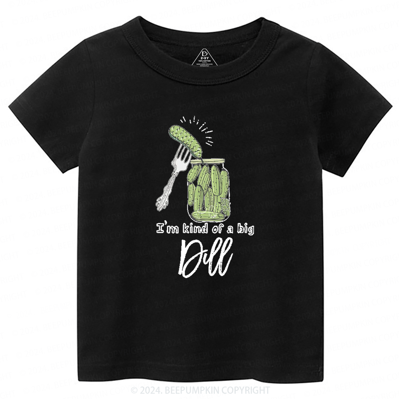 Funny Pickle Dill Toddler&Kids Tees 7