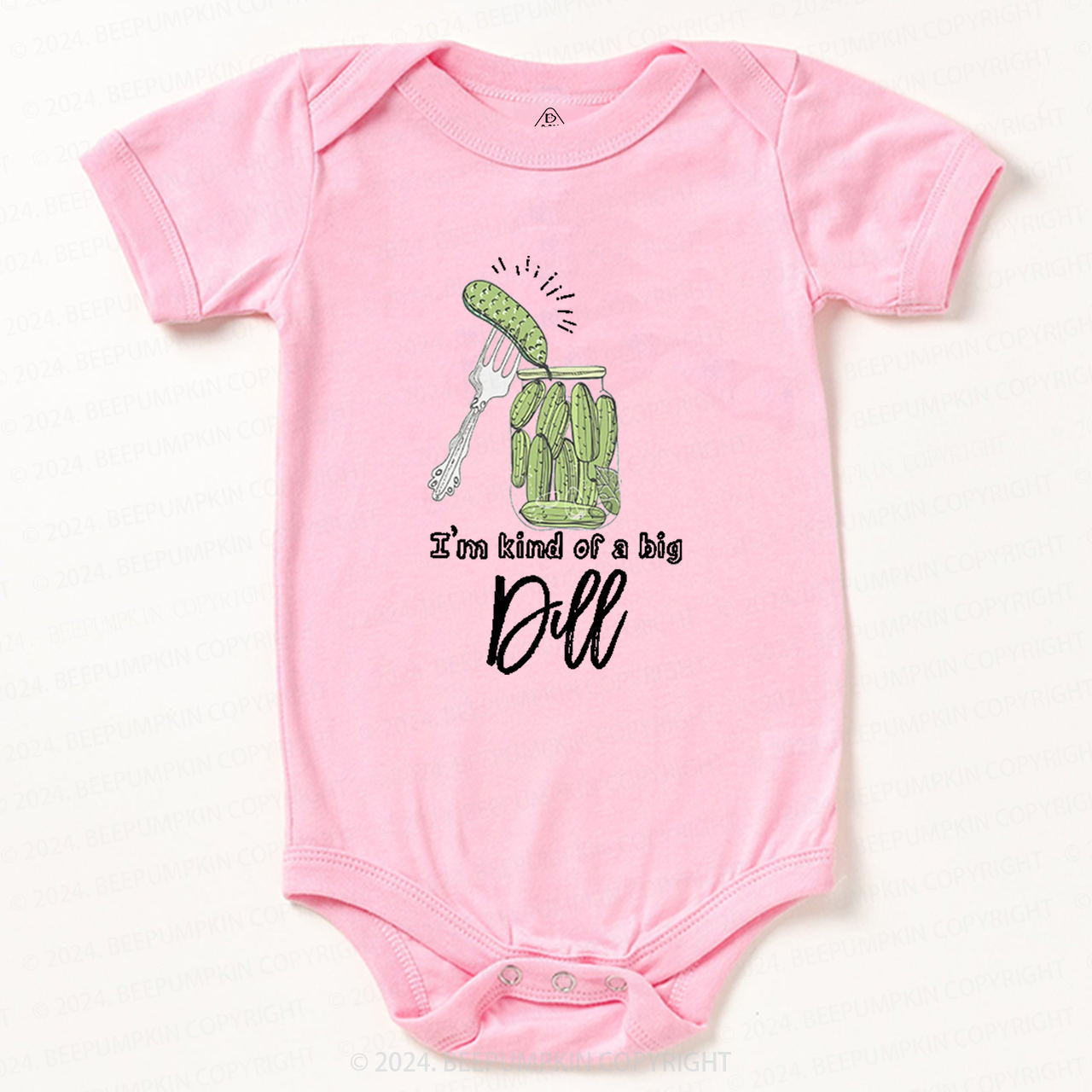 Funny Pickle Dill Baby Bodysuit 7