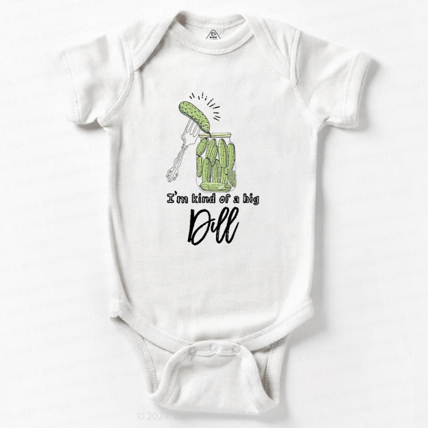 Funny Pickle Dill Baby Bodysuit 7