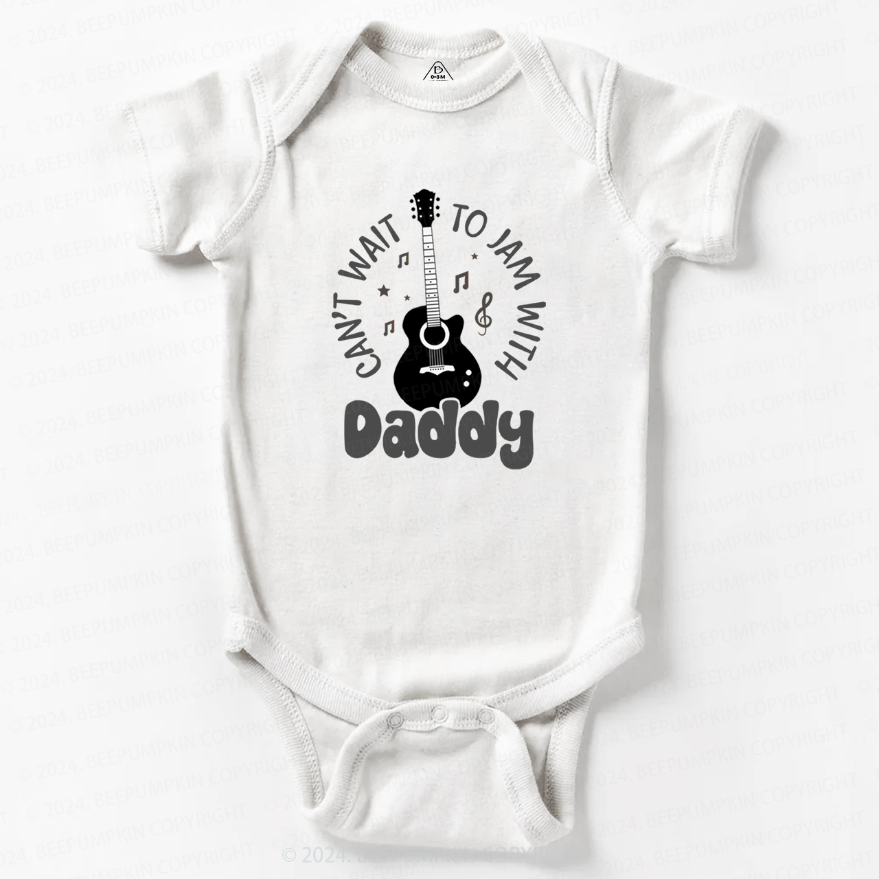 Can't Wait To Jaim With Daddy Baby Bodysuit 8
