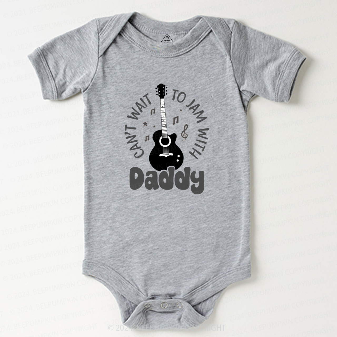 Can't Wait To Jaim With Daddy Baby Bodysuit 8