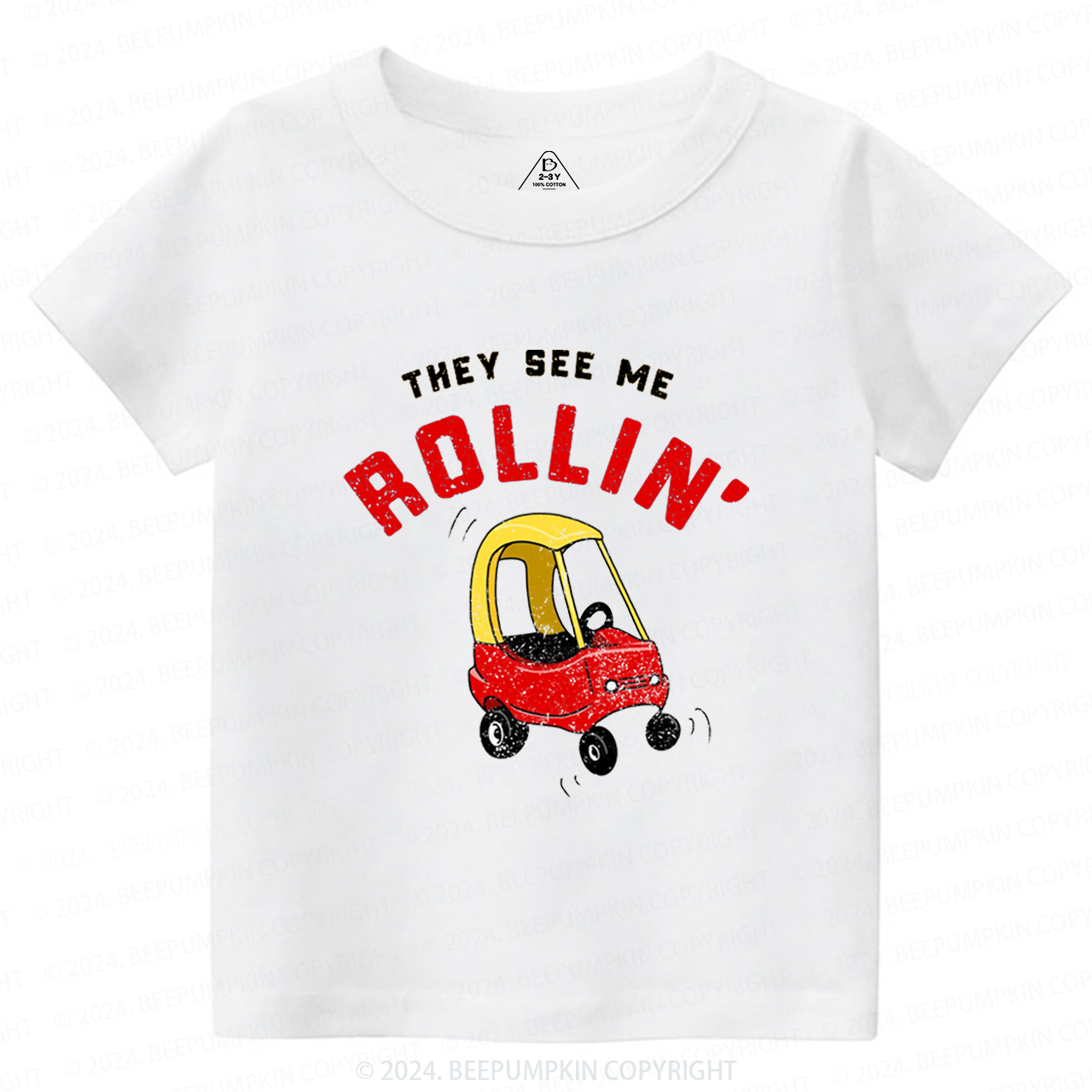They See Me Rollin' Toddler&Kids Tees 7