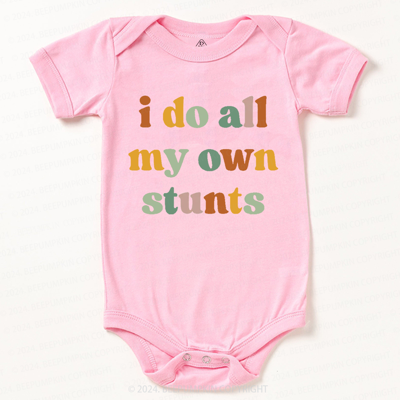 I Do All My Own Stunts Baby Bodysuit 7