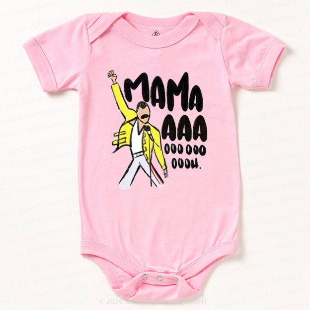 Mama Aaa Oooh Baby Bodysuit 8