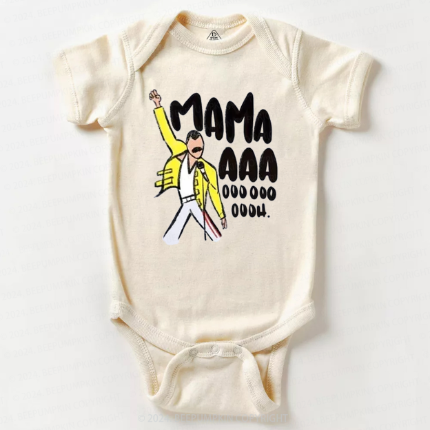 Mama Aaa Oooh Baby Bodysuit 8