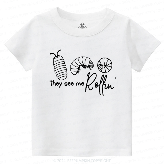 Roly Poly  Pill Bug Toddler&Kids Tees 7