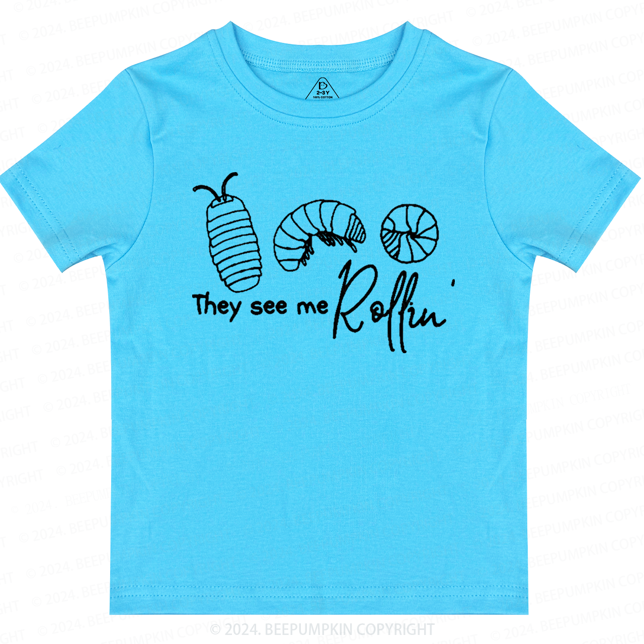 Roly Poly  Pill Bug Toddler&Kids Tees 7