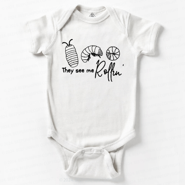 Roly Poly Pill Bug Baby Bodysuit 7