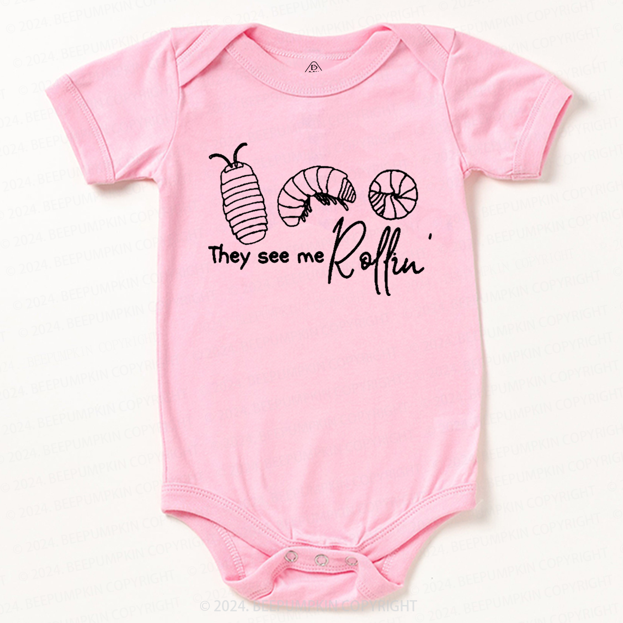 Roly Poly Pill Bug Baby Bodysuit 7